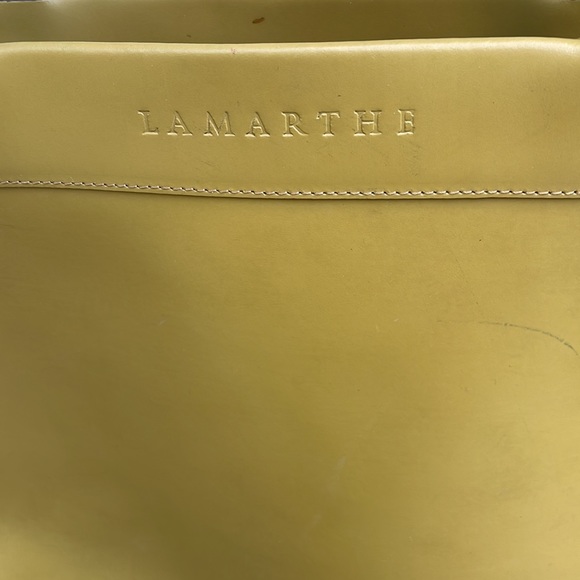 Lamarthe Leather Handbag Purse Tote - Picture 2 of 8